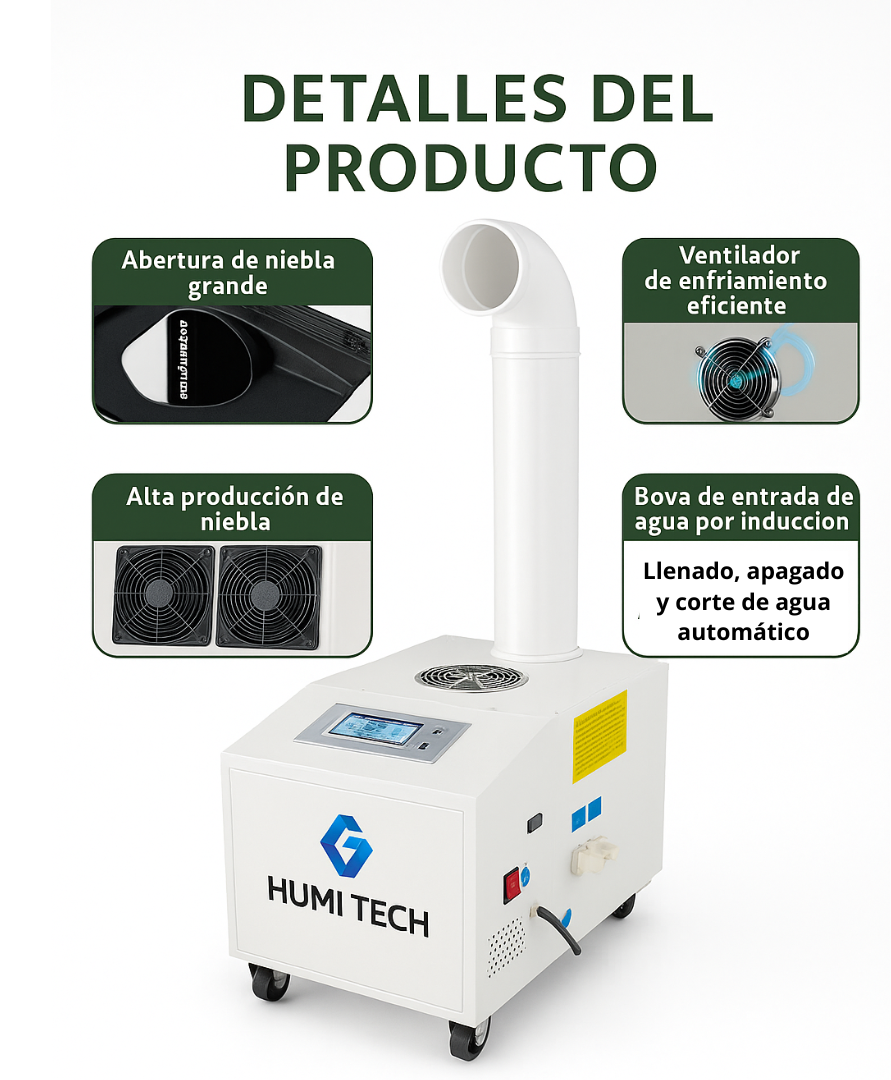 Humidificador Ultrasónico 7 L/h