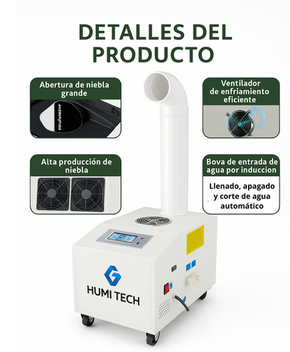 Humidificador Ultrasónico 7 L/h
