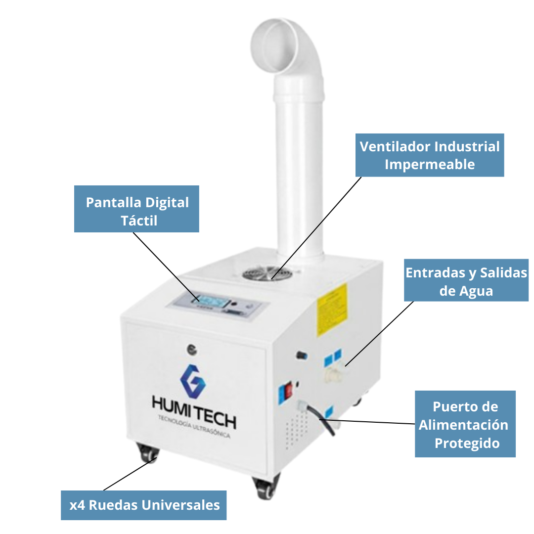 Humidificador Ultrasónico 7 L/h