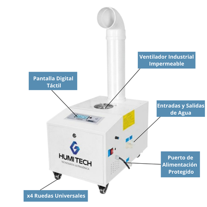 Humidificador Ultrasónico 7 L/h